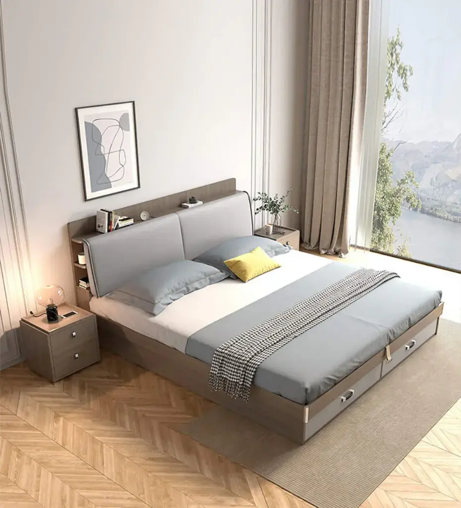 Hydraulic Grey | King Size Bed